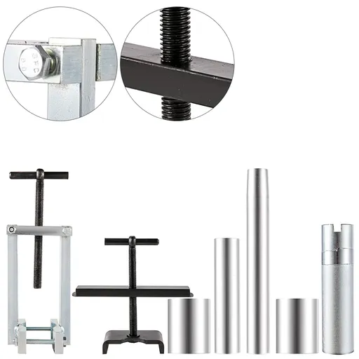 Turbine Shaft, 6pcs Pump Stator Seal Ring Tools, Spring Compressor, Pump Puller Kit, Bushing Sizer Rotor Aligner, Pump Stator Seal Ring and Re-Sizer Kit for Thm700-R4 (Md8), 4L60, 4L60E, 4L70E