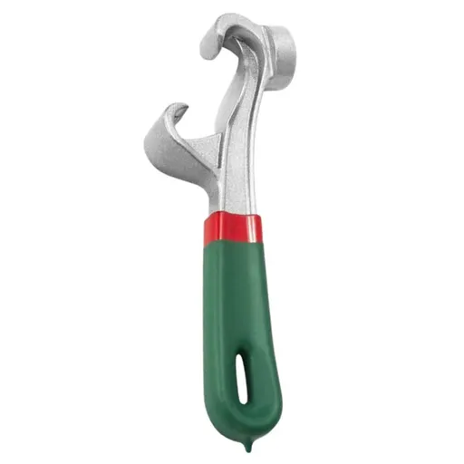 Bottle Opener , Aluminum Can Opener Tool 5 Gallon 8.5 Inch Paint Can Opener Metal Can Opener Lid Opener Tool Non Slip Rubber Handle for Home Industrial Use As shown