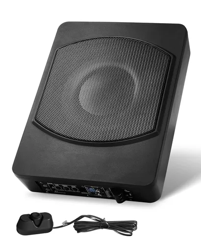 10" 240W Under Seat Car Subwoofer Slim Powered Car/Truck Subwoofer System