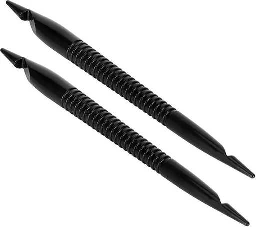 Double Ended Crochet Hooks, Needle Double Headed Crochet Hook Styling Durable Hair Making Interlocking Tool for(2PCS)