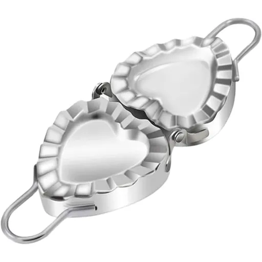 Heart-shaped Steel Handle 304 Stainless Steel Dumpling Mold Easy to Use Perfect Dumpling Tool