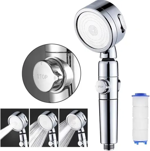 Shower Head,Handheld Shower Shower Head High-Pressure Filter Handheld Showe Enhanced Water Pressure