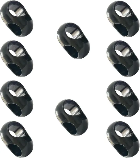 10 Pieces Climbing Rope Cross-Type Connectors Net Ladder Metal Buckle Outdoor Climbing Net Ladde Accessories for Suitable for Cargo Climbing Net Jungle Gym Bird Climbing Rope Ladder