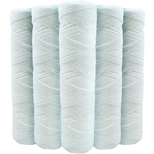 9 3/4 Inch 20 Micron Anti-Sediment Water Filter Cartridges 5-Pack Compatible with 10 Inch Filter_MGF