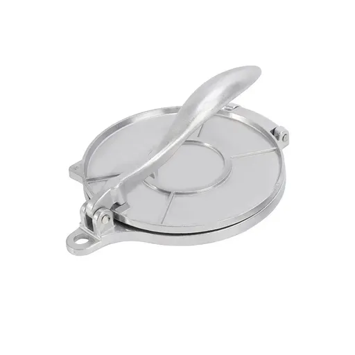 16/20cm Premium Tortilla Press Flat Bread Maker Taco Roti Chapati Health Food - Silver-20cm
