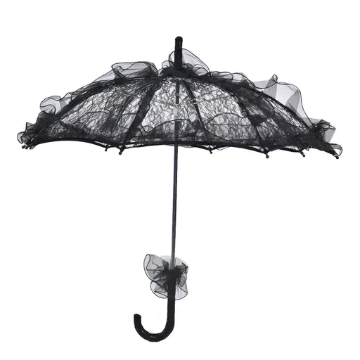 Elegant Lace Bride Umbrella Wedding Party Photography Decor Prop Lace Parasol Decoration