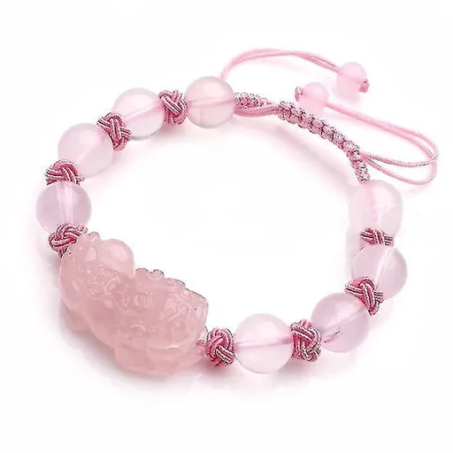 Pink Women's Bracelet Natural Pink Crystal Bracelet