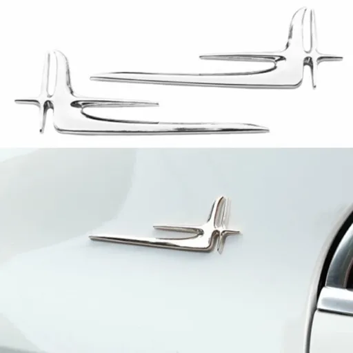 Chrome Metal L Extended Edition Car Side Emblem Badge Decal Sticker 137mm x 48mm Silver