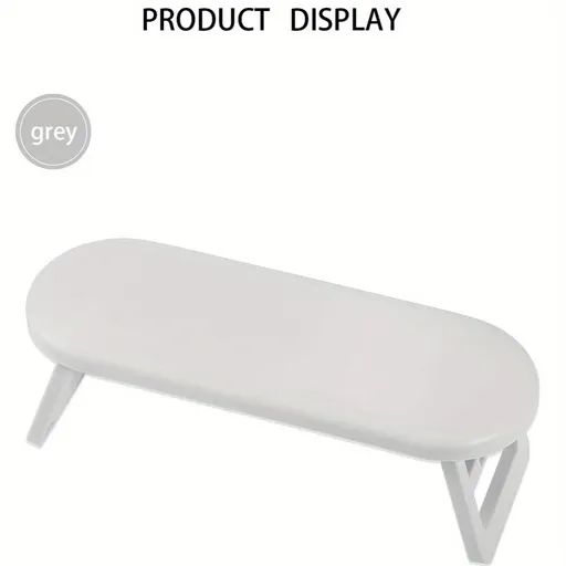 Grey Dual-Use Hand Pillow: Combines Manicure Support and Portable Folding, Ergonomic Design, Suitable for Multiple Scenarios, Providing Comfort Anytime