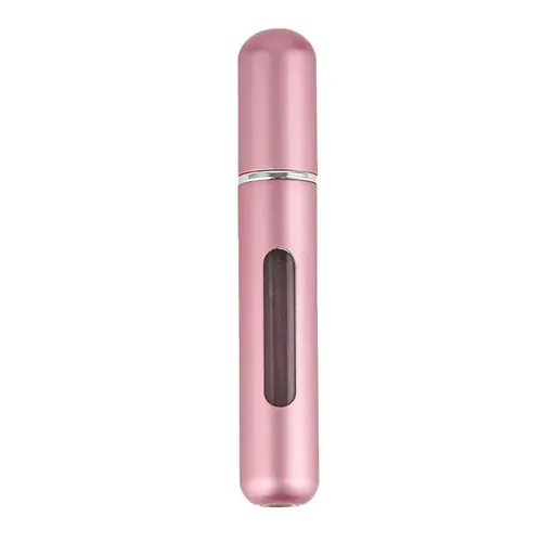 Portable Perfume Atomizer Spray Bottle 8ml Refillable Scent Pump for Travel Use - Matte Pink