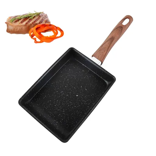 （4-piece set）Grill Pan for Indoor Cooking，Grill Skillet，Flat Frying Pan，Non Stick Griddle for Stove Top，Nonstick Griddle