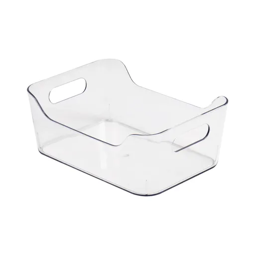 Plastic Storage Bins for Kitchen Organization, Pantry Storage, Fridge Organizer, Cabinet Organizers, Clear