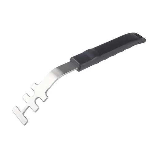 Stainless Steel Grill Grate Lifter,Heavy Duty Oven Rack Puller Hook for Outdoor BBQ and Camping,10.7in