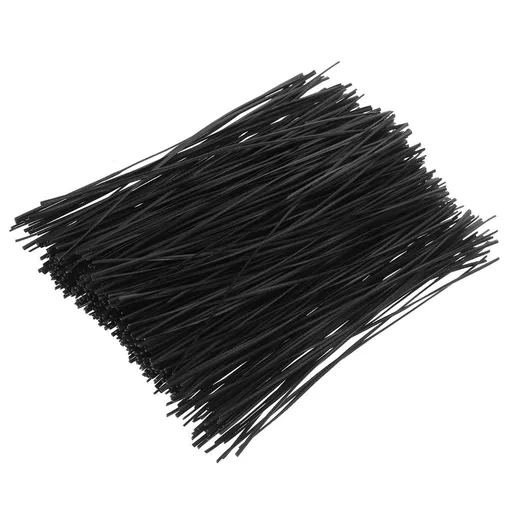 1000- Black Reusable Cable Ties for Garden, me Organization, Cord Management, and Tool Bundl