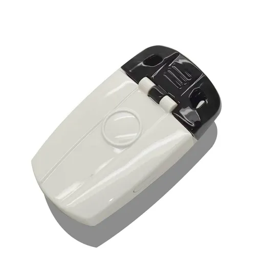 Car Jazz BMW Key Case ABS Shell White shell with black head cover