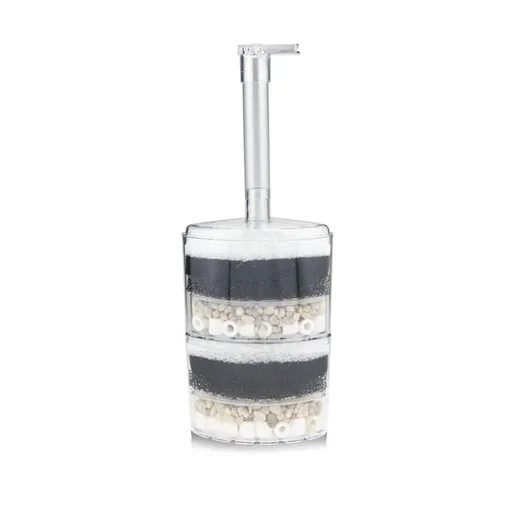 Mini Fish Tank Aquarium Built In Air Filter for Small Fish Tanks Filtration - Double