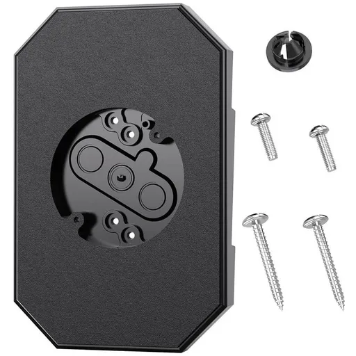 Siding Mounting Kit, 8141DBL Outdoor Light Mounting Block, Siding Mounting Plate for Lap Double and 4 Inch Siding Black