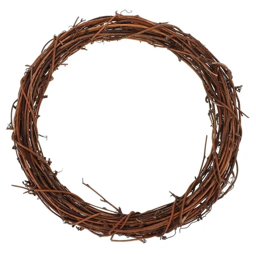 Natural Grape Vine Wreath 25cm Vine Branch Wooden Hoop, Used for Christmas Crafts and Home Decoration
