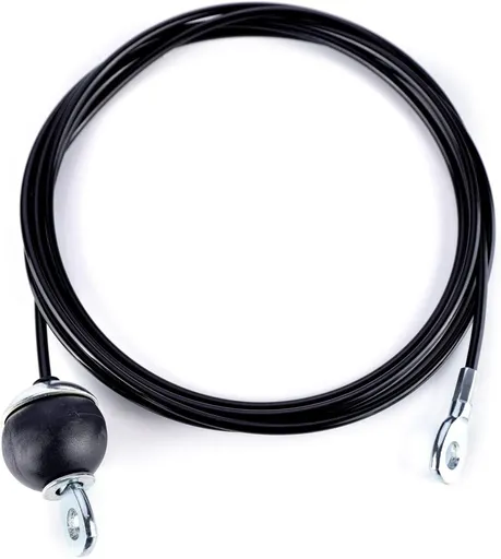 Fitness Pulley Cable,Replacement Cable Machine Accessories,Cable Attachments for Gym -Thick 5mm(0.2inch) Heavy Duty Steel Wire Rope Home 59"