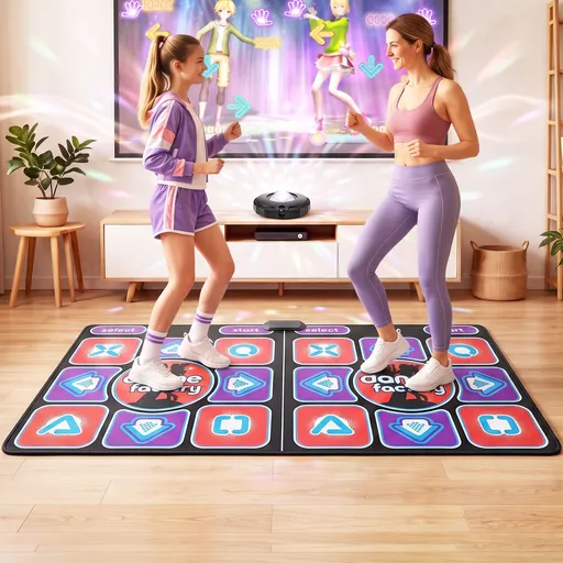 Keezi HDMI Dance Mat 2 Player for Kids & Adults with AR Camera Electronic Dance Pad