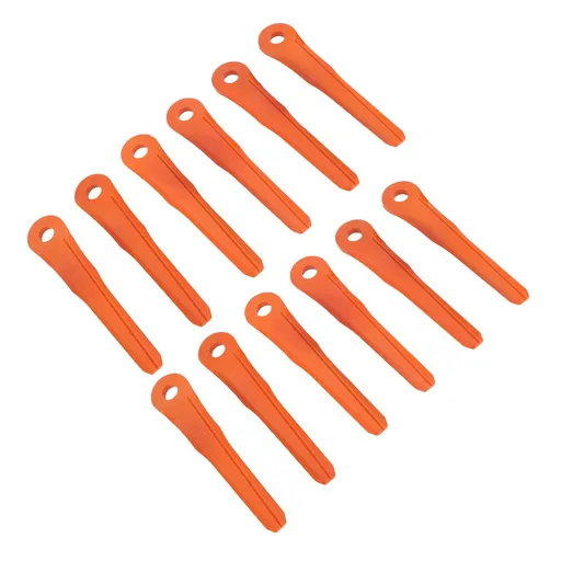 12pcs Trimmers Plastic Blades Replacement for 4002 007 1000 Lawn Eater Plastic Blades