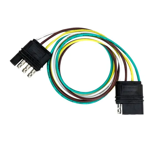 4 Way Trailer Connector Adapter Multi Color for Vehicle and Trailer Wiring
