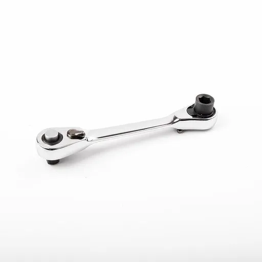 Mini Double Head Fast Ratchet Wrench Ratchet Wrench Bit Fast Socket Wrench Screwdriver Screwdriver Tool, Silver
