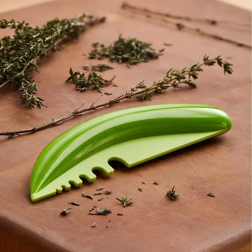 Vegetable Leaf Herb Strippers Peeler, 6 Holes Herb Stripper Tool , Kale Beet Kale Rosemary & Thyme Leaf Herb, 1PC
