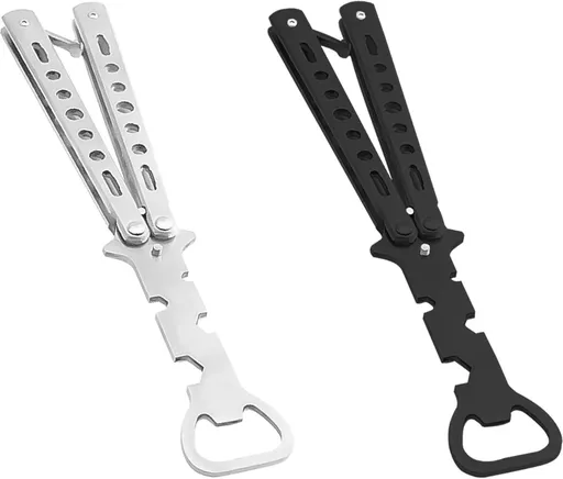Bottle opener - set of 2 bottle openers - butterfly bottle opener - beer bottle opener - multifunctional bottle opener - butterfly bottle opener - for beer - soft drinks - cocktail shaker bar supplies