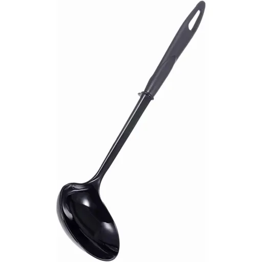 Soup Serving Spoon Non Stick Long Handle Kitchen Use, Nylon Resin Build, Heat Safe Design for Restaurant and Home