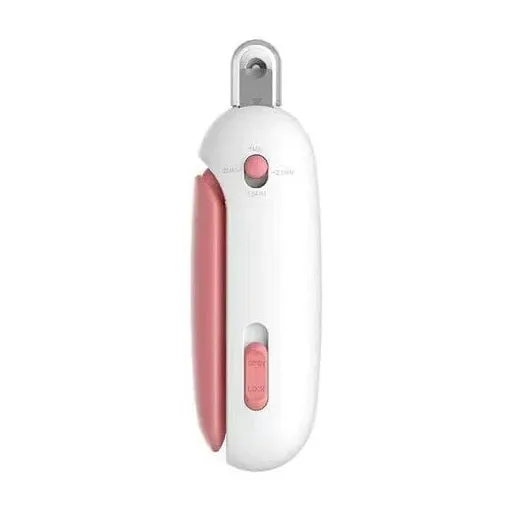 Pet Nail Clipper Adjustable Trimming Hole Safe Toenail Trimmer for Kittens Indoor Cats Anti-Splash Claw Cutter Blue