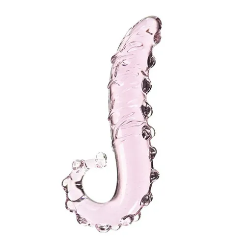 House Of Dasein Glass Dildo Sex Toy Women - Pink - Pink Glass Tentacle