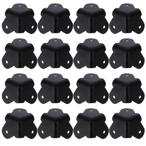 16pcs Metal Speaker Corner Protectors - Rounded Cabinet Box Edge Guards