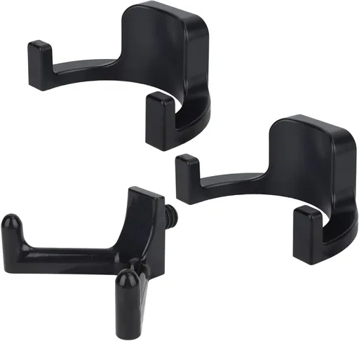Sanding Hooks - Tool Hangers - Plastic - Sanding Boards - Organization Accessories - Rakes - Shovels - Hammers - Black - 3 pieces - Compatible with - Plastic U-shaped - V-shaped - Storage Accessories