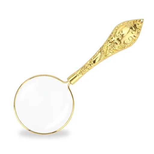 Magnifying Glass with Plastic FrameOptical Lens Great for Seniors and Kids Reading, Classroom Science, Abrasion-Resistant,Silver