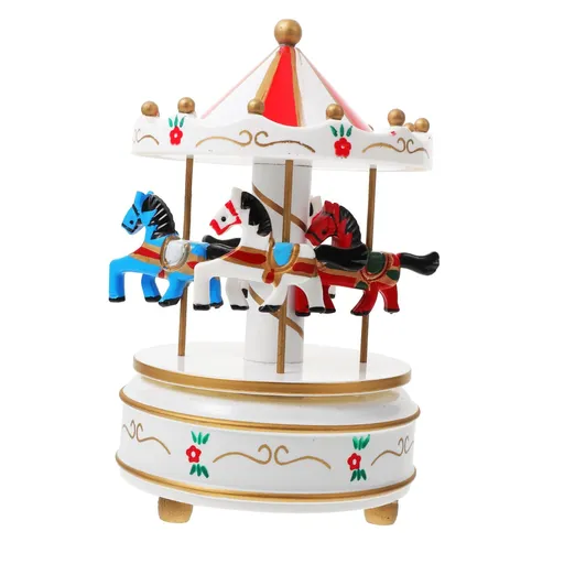 1pc Box Music Box Music Box para Niño Toys for Infants Vintage Toys House Decorations for Dining table decor