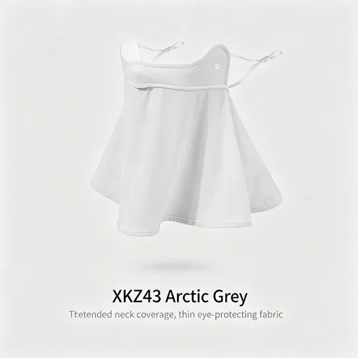 Neck Protection Version Arctic Grey One Size | Ice Silk Neck Cover Sun Mask | Christmas Full Coverage Gift | Neck & Face UV Protection Breathable Face Cover