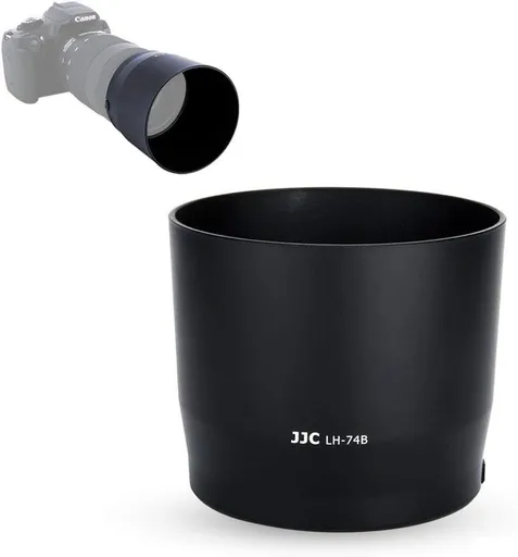 Dedicated Lens Hood Shade Protector for Canon RF 100-400mm F5.6-8 is USM & EF 70-300mm f/4-5.6 is II USM Replaces Canon ET-74B Lens Hood Reversible/Bayonet/with Button to Lock or Release