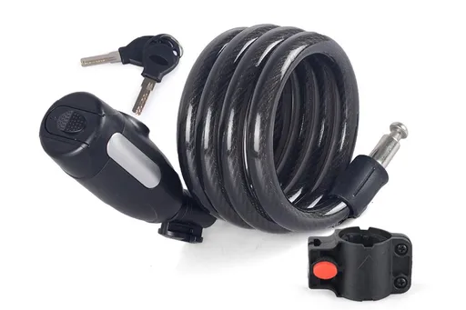 4FT Combination Bike Lock Heavy Duty Anti-Theft Cable Lock for Bicycles E-Bikes