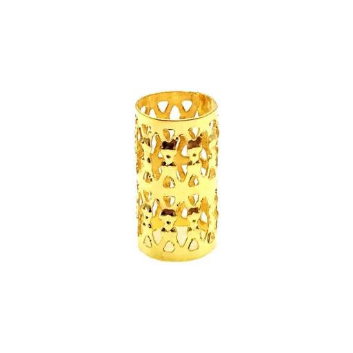 100pcs Braiding , Silver Gold Hair Coil Meal Cuffs Tubes DIY Braid Rings for Girl Women Hair Braiding