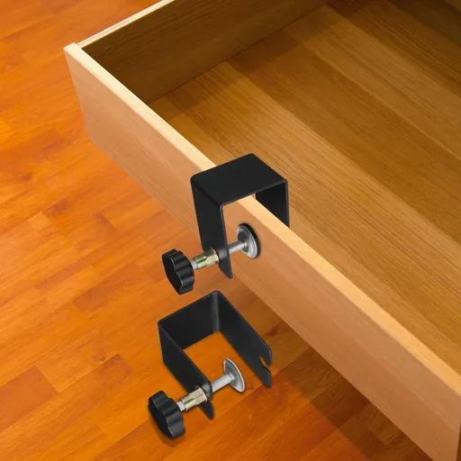 2Pcs Versatile Cabinet Clamps for Drawer Mounting and Woodworking Use