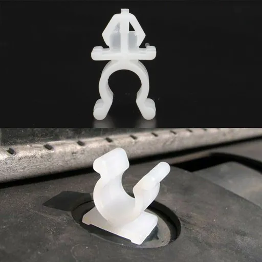 Hood Support Rod Clip Buckle Hood Rod Support Rod Retainer Clamp Car Accessories 10Pcs Universal Hood Support Rod Clip