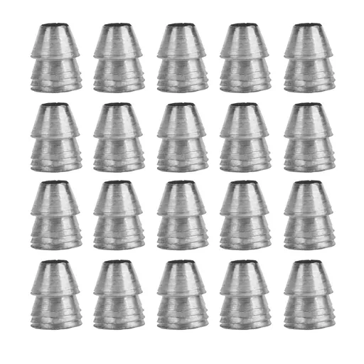 20pcs Safety Round Handle Wedges Steel Hammer Handle Splitting Wedge Set for Axe Claw Hammer Sledge Diameter 8mm / 0.31in