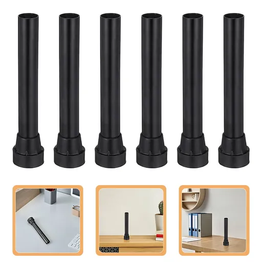 Trampoline Supply 6Pcs Leg Tubes Rubber Cap Tapered Design for Stability Enhancement Families Children