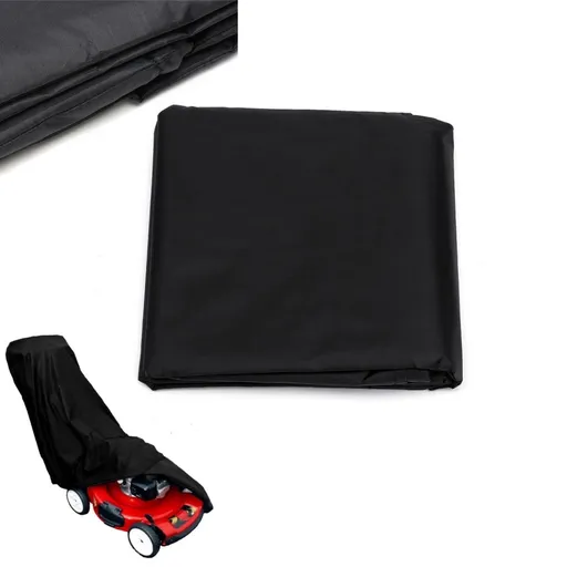 Waterproof Protective Cover,Heavy Duty Push Lawn Mower Cover,75.2x19.7x39.4In,Universal Oxford Cover Fit with Drawstring,1Pack
