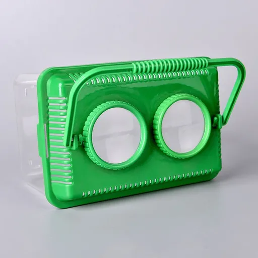 Kit for Kids,Educational Viewer Container with Tweezers Built in Double 5X Magnifier and Ruler