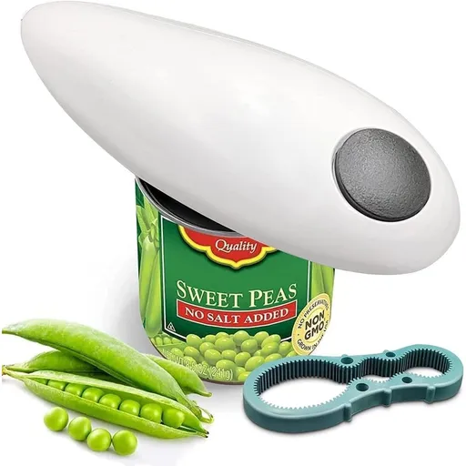Portable One Touch Automatic Electric Can Tin+ Free ttle Jar Grip Mate Opener Battery Operated Hands-Free for Seniors with Arthritis Eliminate Hand Pain HelpPrevent Injuries Strain