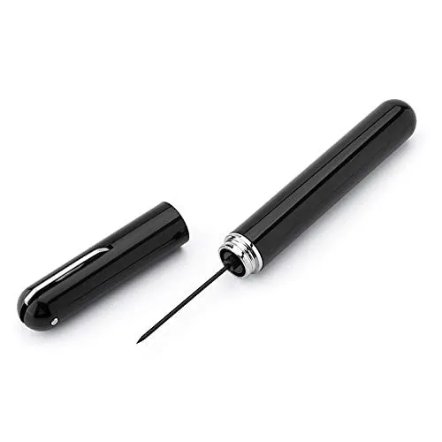 Air Pressure Pump Wine Bottle Opener Portable Stainless Steel Pin Easy Cork Remover Corkscrew for Home Party (Color : Black)