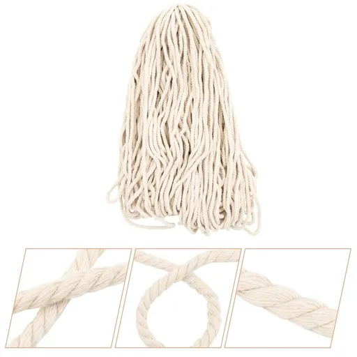 Wear Resistant Beige Cotton Rope for Decorative Hanging Planter and DIY Craft