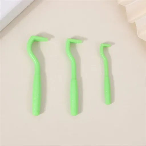 2-Pack Dark green Pet Tick Remover Tool Set - Small Medium Large Flea and Tick Hook Removers